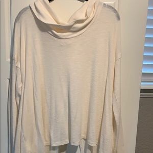 Sun & Shadow Cream Sweater with Open Back